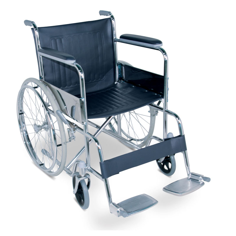 Foldable Steel Wheelchair - 18 inches